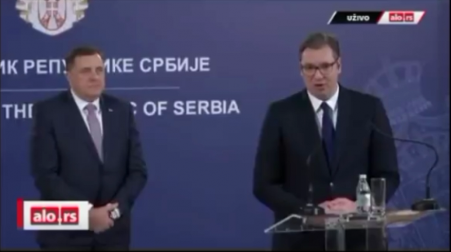 Vučić: “Ljudi, mnogo je teško Dodiku da napravi dinar”! Vučić: “Ljudi, mnogo je teško Dodiku da napravi dinar”!