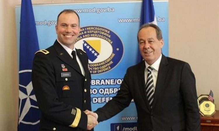Podžić – Edvards: Dobra saradnja Ministarstva odbrane BiH i NATO Podžić – Edvards: Dobra saradnja Ministarstva odbrane BiH i NATO