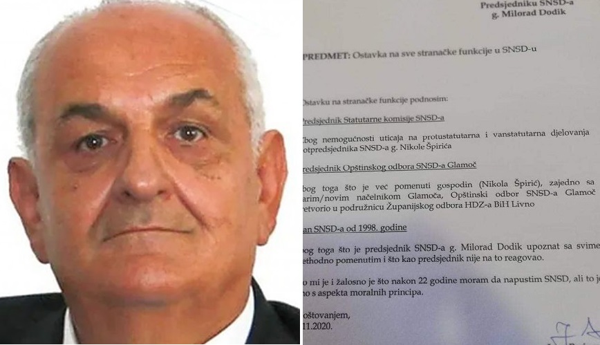 Raskol u SNSD-u zbog Špirićeve saradnje sa HDZ-om Raskol u SNSD-u zbog Špirićeve saradnje sa HDZ-om