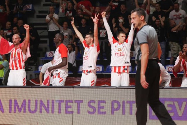 Crveno-beli slavili u majstorici – Zvezda je šampion ABA lige! Crveno-beli slavili u majstorici – Zvezda je šampion ABA lige!