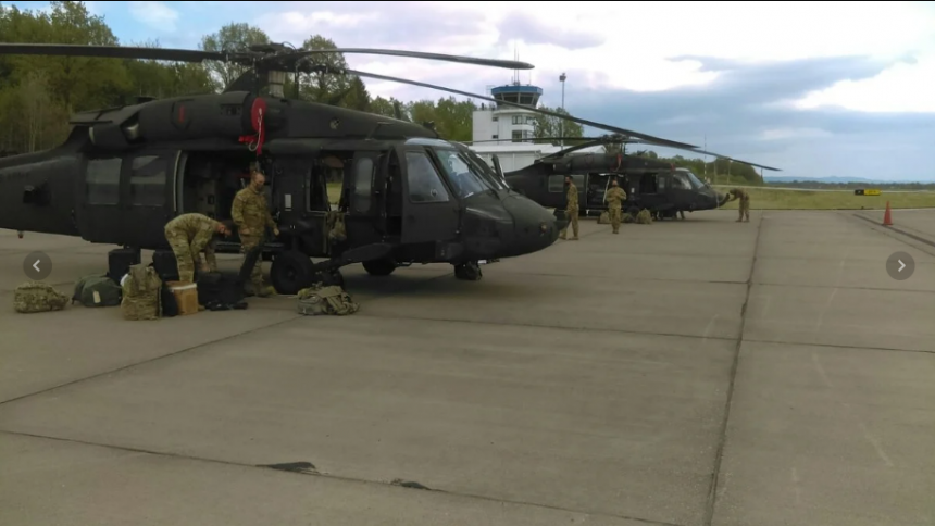 Stigli helikopteri, sprema se vojna vježba na Manjači Stigli helikopteri, sprema se vojna vježba na Manjači
