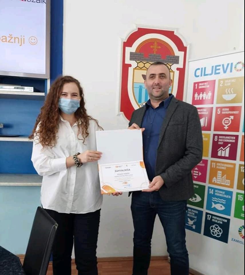 Promovisani rezultati Omladinske banke u Ljubinju Promovisani rezultati Omladinske banke u Ljubinju