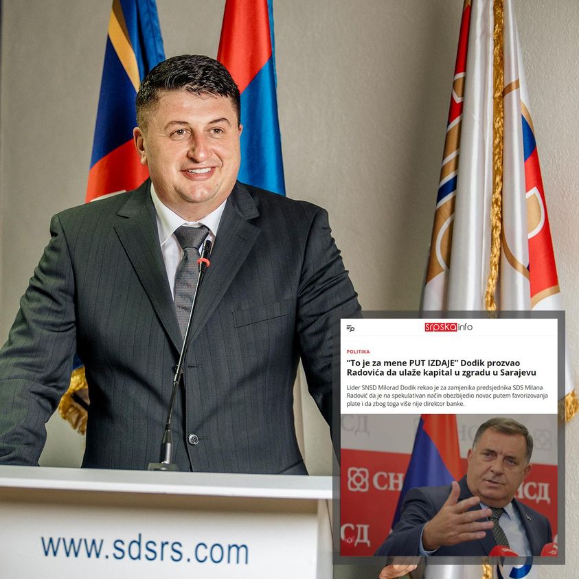 Radović odgovorio Dodiku: Žao mi je koliko ste posrnuli u svom uličarskom i nadasve prizemnom ponašanju Radović odgovorio Dodiku: Žao mi je koliko ste posrnuli u svom uličarskom i nadasve prizemnom ponašanju
