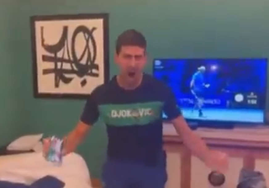 Novak proslavio uspjeh Srbije (VIDEO)