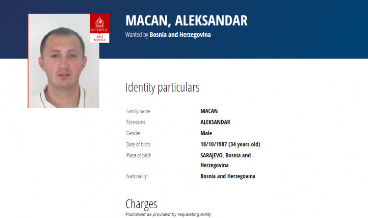 Predao se Aleksandar Macan, prvoosumnjičeni za ubistvo sarajevskih policajaca