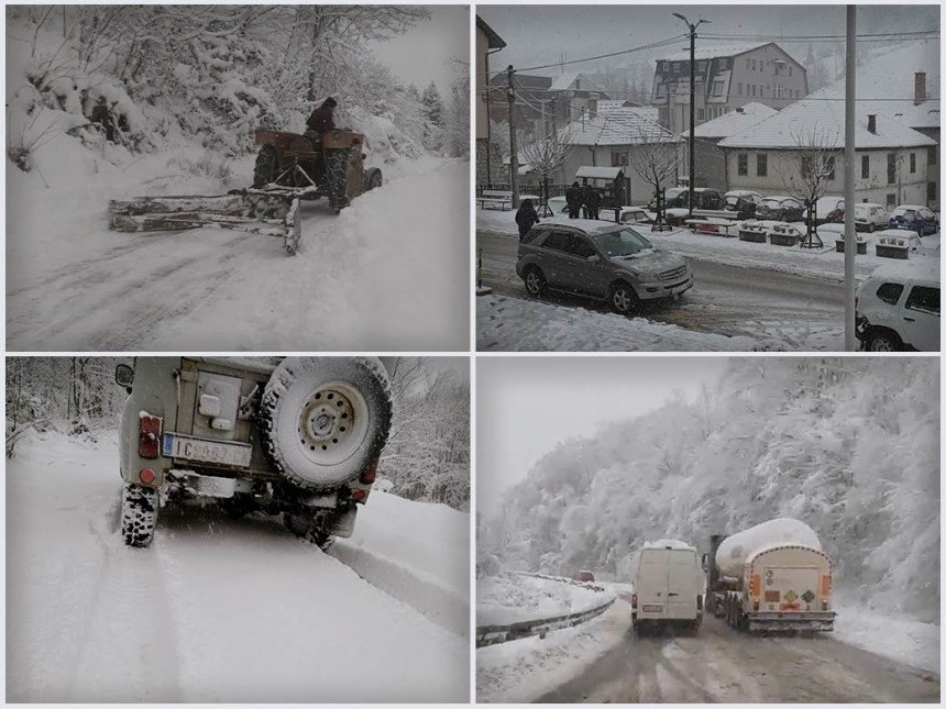 Vanredno stanje u pet opština Srbije zbog snijega
