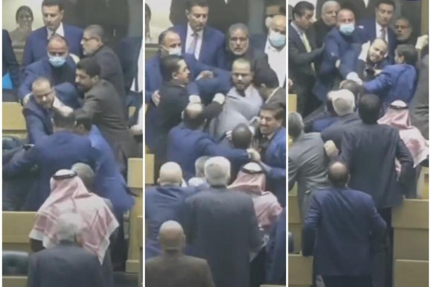 Tuča u parlamentu tokom debate o reformi ustava Tuča u parlamentu tokom debate o reformi ustava