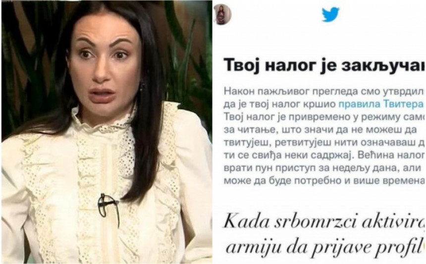 Kršila pravila: Twitter zabranio objave Gorici Dodik Kršila pravila: Twitter zabranio objave Gorici Dodik