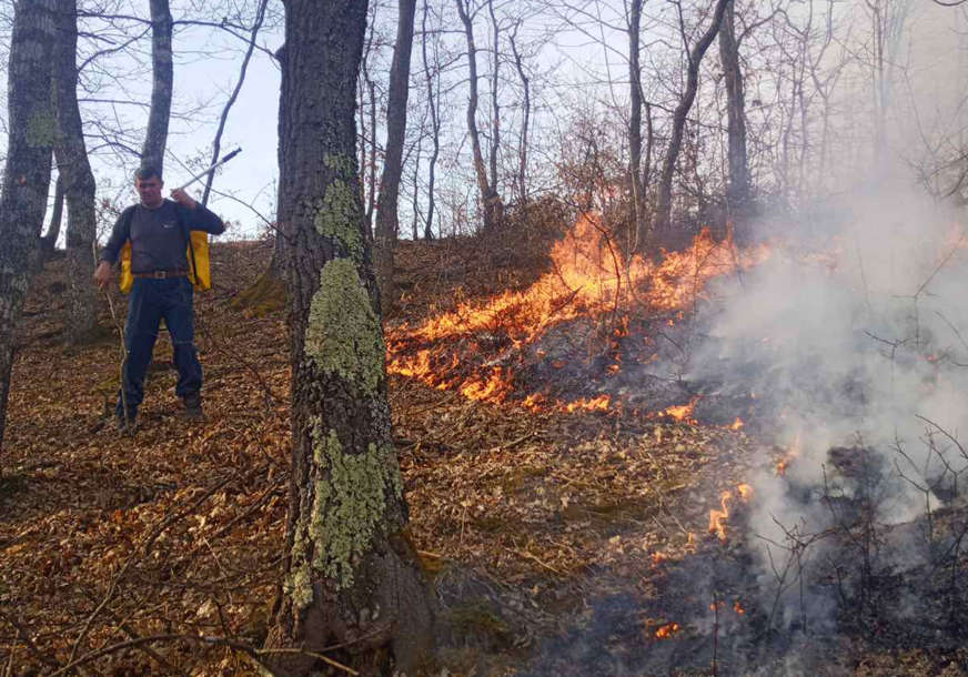 Buktinja kod Bileće: Požar u rejonu sela Podogorač