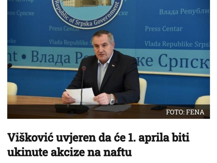 Govedarica: Prvoaprilska šala Radovana Viškovića Govedarica: Prvoaprilska šala Radovana Viškovića