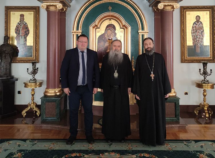 Episkop Fotije primio u posjetu načelnika opštine Brod