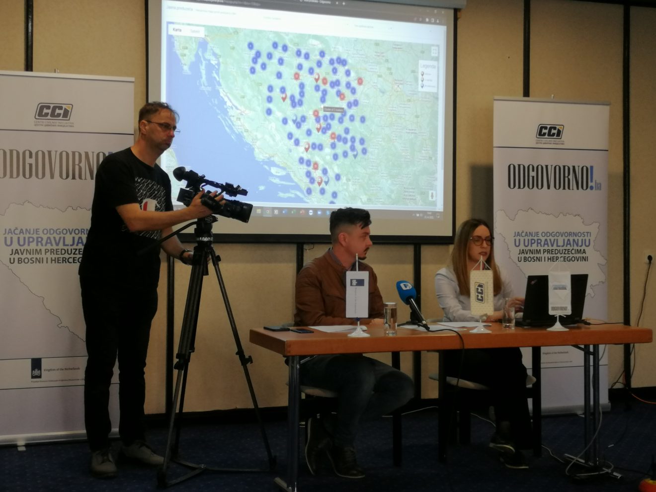 CCI predstavio interaktivnu mapu javnih preduzeća u BiH
