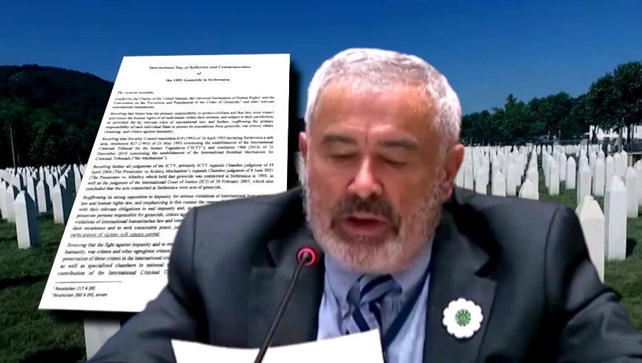 Skandalozan prijedlog jednostrane rezolucije Svena Alkalaja u UN Skandalozan prijedlog jednostrane rezolucije Svena Alkalaja u UN