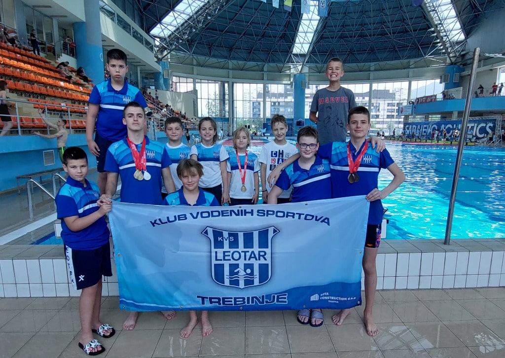 Plivačima KVS Leotar sedam medalja u Sarajevu