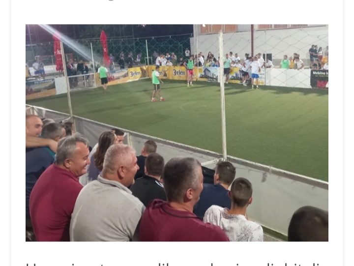Zakotrljala se “bubamara” na turniru ” Gacko fudbalski grad