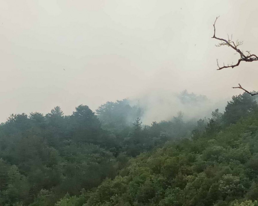Helikopteri iz Srbije gase požar kod Trebinja, vatra prijeti okolnim selima