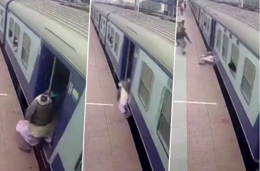 Nevjerovatan snimak: Penzioner pokušao da uskoči u voz pa pao ispod
