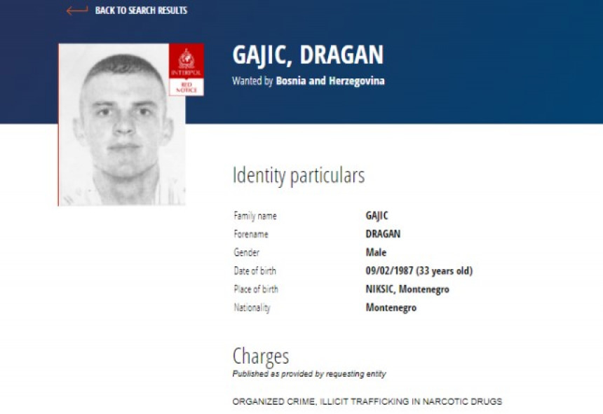 Zbog droge, u BiH uhapšen poznati kriminalac iz CG