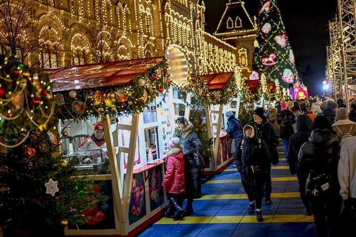 U proslavi Božića u Rusiji učestvovalo više od 1,4 miliona ljudi
