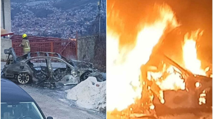 Sarajevo: Zapaljen automobil, a evo u čijem je vlasništvu