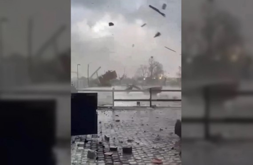 Tornado protutnjio Belgijom, vjetar nosio krovove