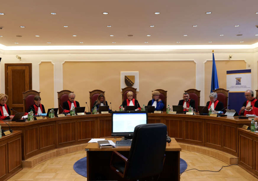 Ustavni sud BiH danas zasjeda bez sudija iz Srpske