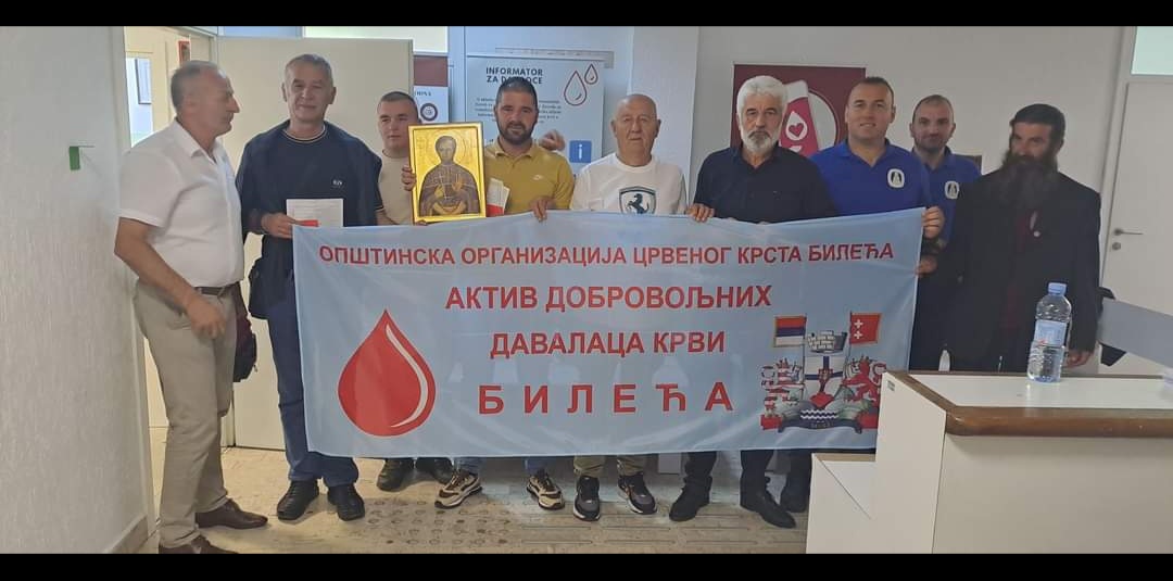 Bilećani u Nikšiću darovali krv