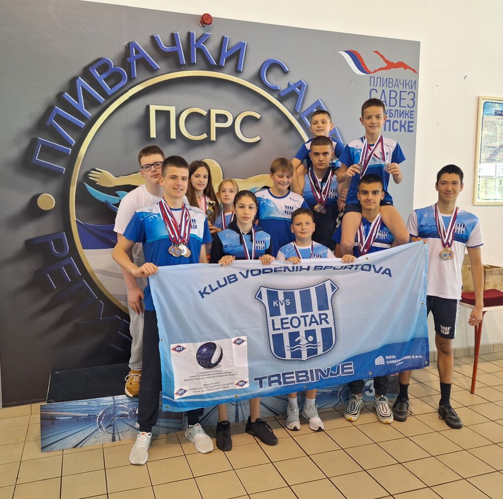 Odličan nastup plivača KVS Leotar na prvenstvu Republike Srpske