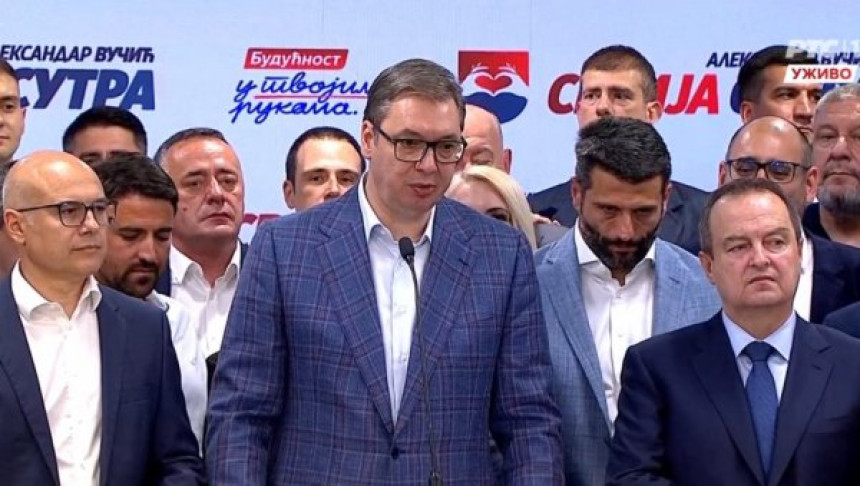 Vučić: Imamo u Beogradu većinu, imaćemo najverovatnije 64 od 110 mandata