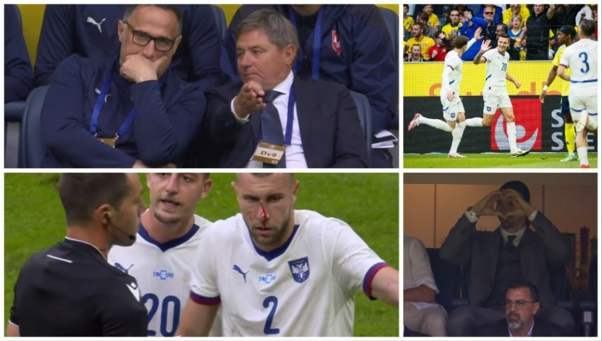 Ubjedljiv trijumf fudbalera Srbije protiv Švedske