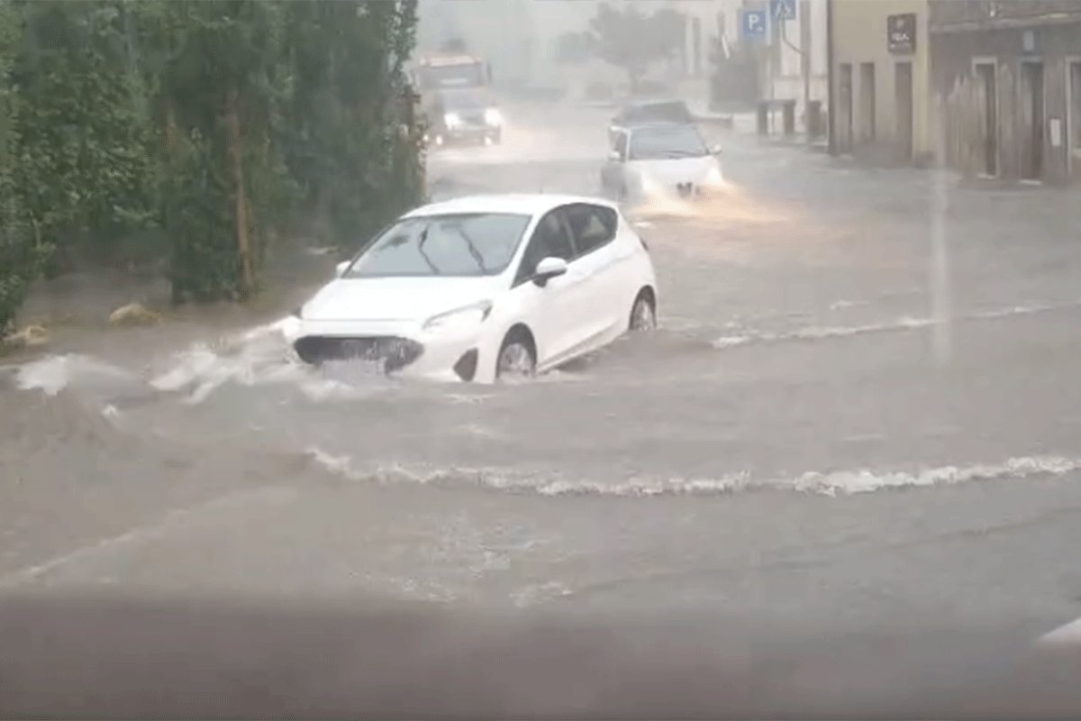 Prolom oblaka u Istri, haos na putevima (VIDEO)