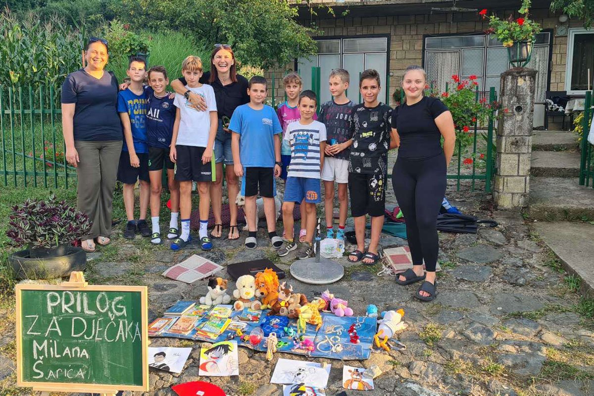 Istrajni i humani: Mališani prikupili novac za drugara Milana Šarića