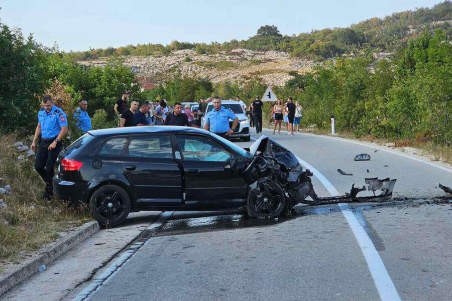 Teška saobraćajna nesreća kod Bileće, jedna osoba poginula