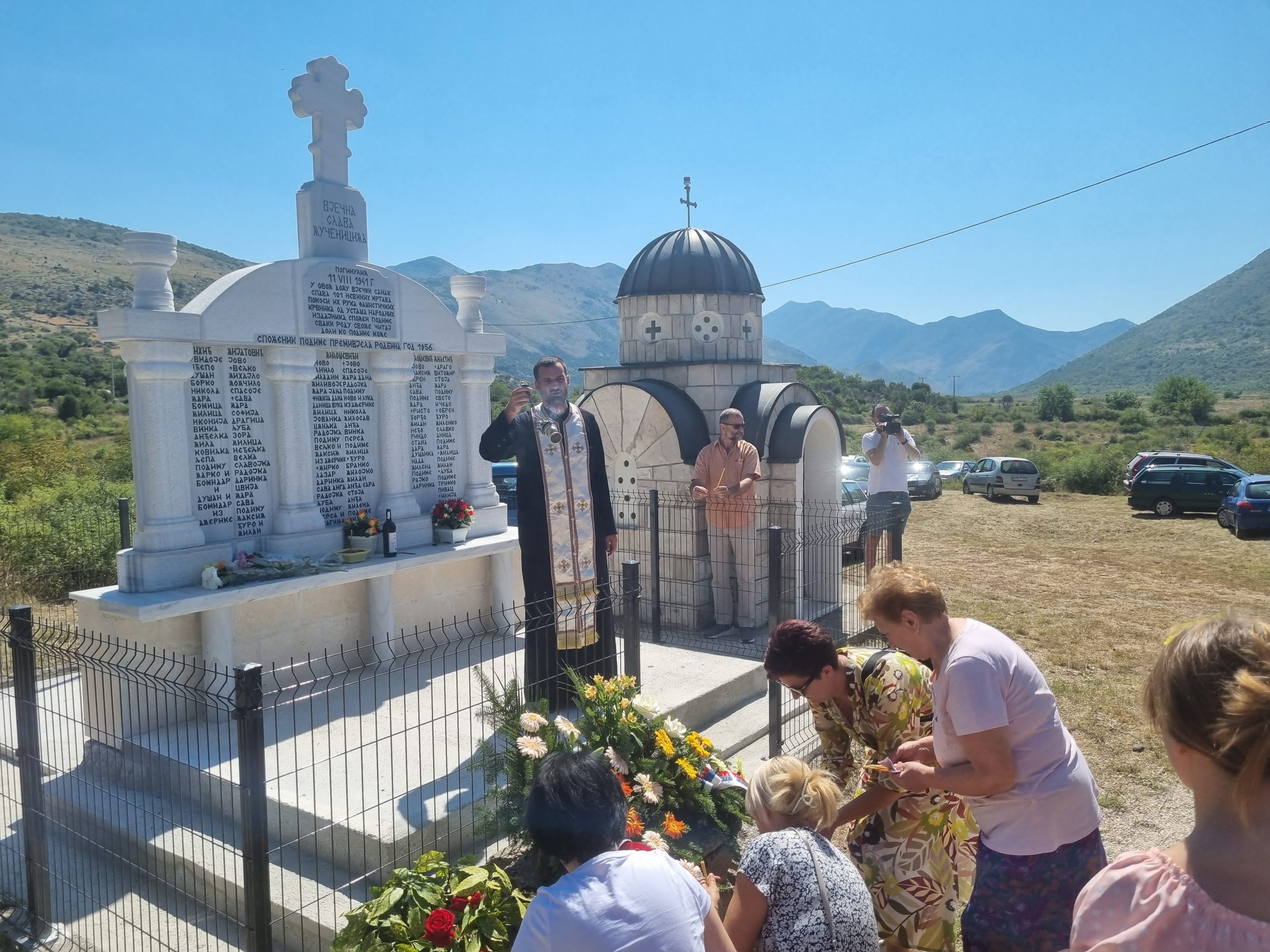 Parastos za žrtve genocida u selu Čavaš