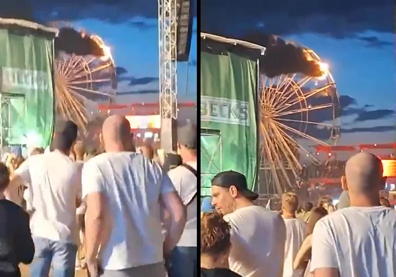 (VIDEO) JEZIVI PRIZORI SA MUZIČKOG FESTIVALA Panoramski točak se zapalio usred vožnje, 30 ljudi završilo u bolnici: „Sve se odjednom ubrzalo, gorele su gondole na vrhu“