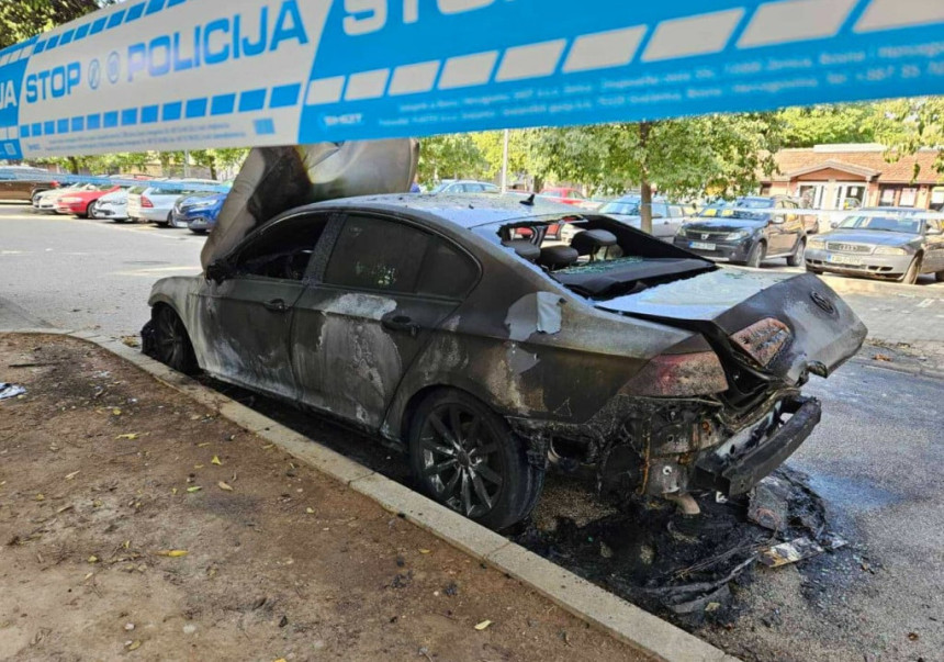 Mostar: Izgorio automobil člana uprave Terminala FBiH