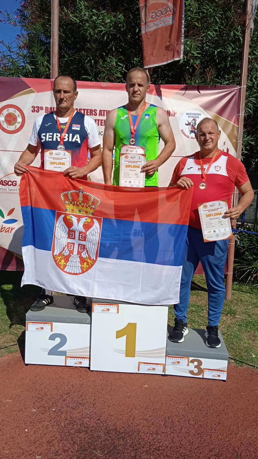 Gačanin Gligor Košutić sa dvije medalje nakon Balkanskog prvenstva za veterane u Baru