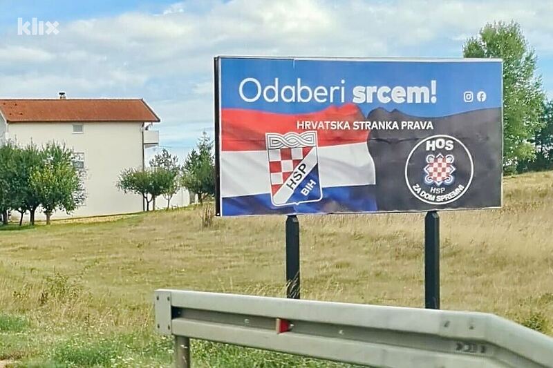 U Posušju osvanuli plakati sa simbolom HOS-a „Za dom spremni“