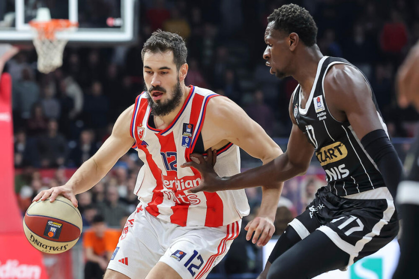 Crvena zvezda pobijedila Partizan u derbiju ABA lige