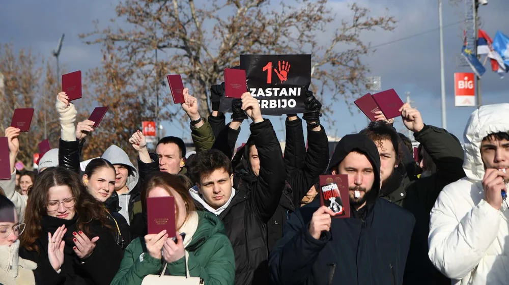 Studenti se ogradili od ekstremističkih organizacija i nacionalističkih obeležja