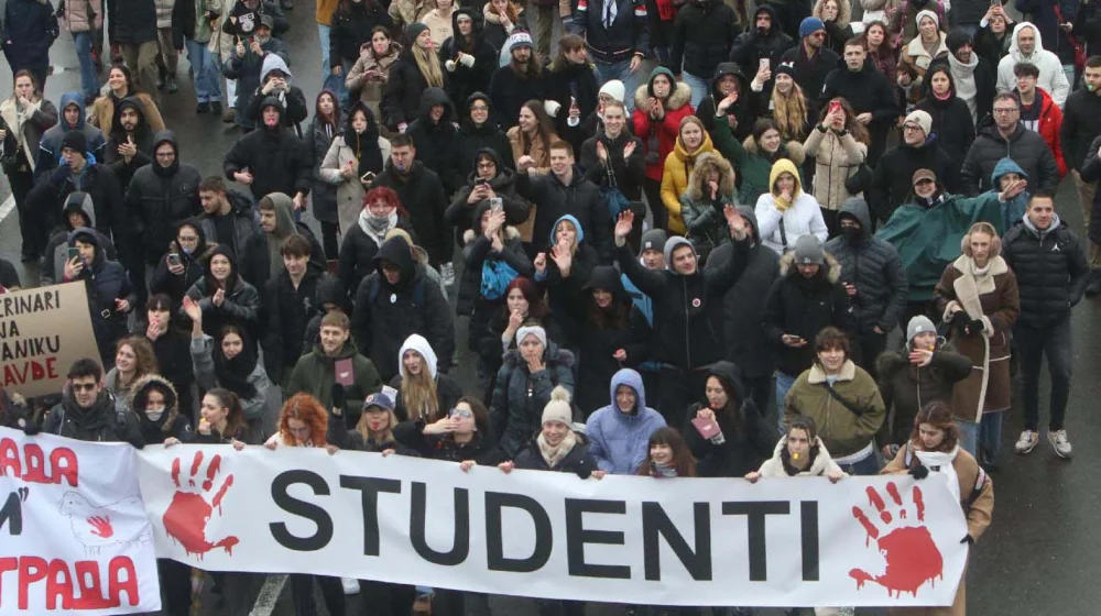 Studenti u blokadi poslali poruku srpskim klubovima: Odložite takmičenja i utakmice 1. marta