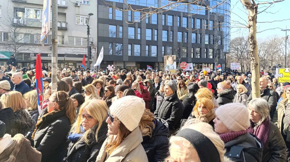 Plenum podržao potpunu obustavu nastave u cijeloj Srbiji