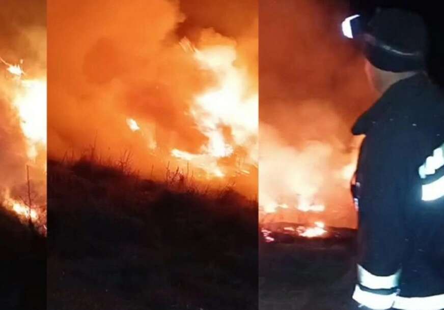 (VIDEO) BUKTI POŽAR KOD GACKA Velika borba vatrogasaca i mještana sa vatrenom stihijom