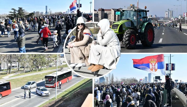 (VIDEO, FOTO) 100 DANA OD TRAGEDIJE U NOVOM SADU Studenti blokiraju saobraćajnice u 3 grada, stigli i poljoprivrednici s traktorima