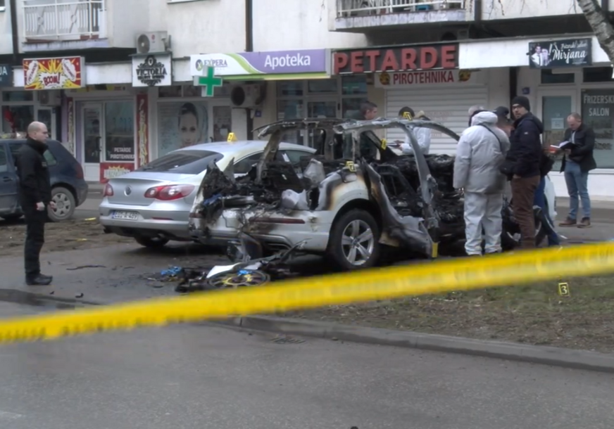 (VIDEO) NIJE POZNAT MOTIV Zapaljen automobil direktora Željeznica RS Slađana Jovića