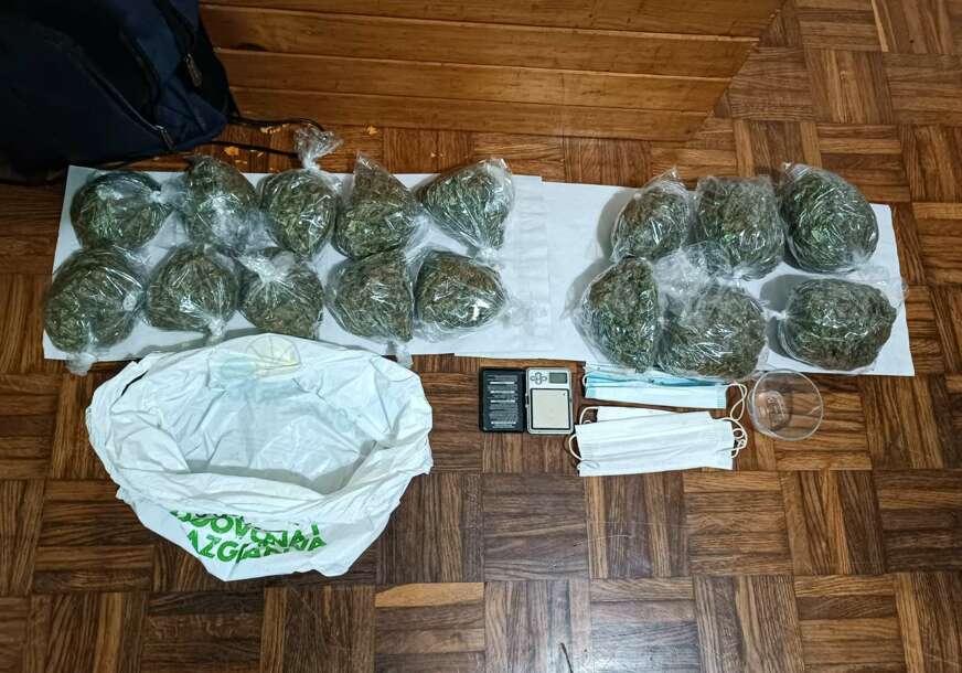 Akcija „Titanik“ u Banjaluci: Uhapšena jedna osoba, ODUZET KILOGRAM MARIHUANE