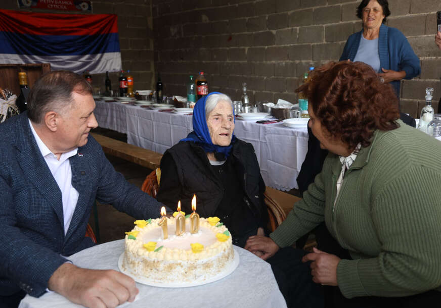 U ratu izgubila 3 sina: Baka Ljeposava sa Manjače PROSLAVILA 100. ROĐENDAN, posjetio je i Dodik (foto,video)