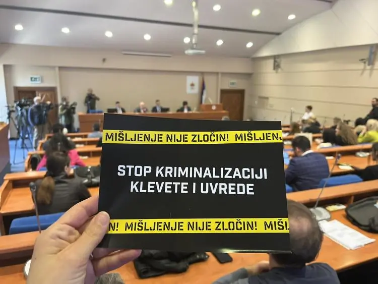 U Srpskoj 206 krivičnih prijava za klevetu U Srpskoj 206 krivičnih prijava za klevetu