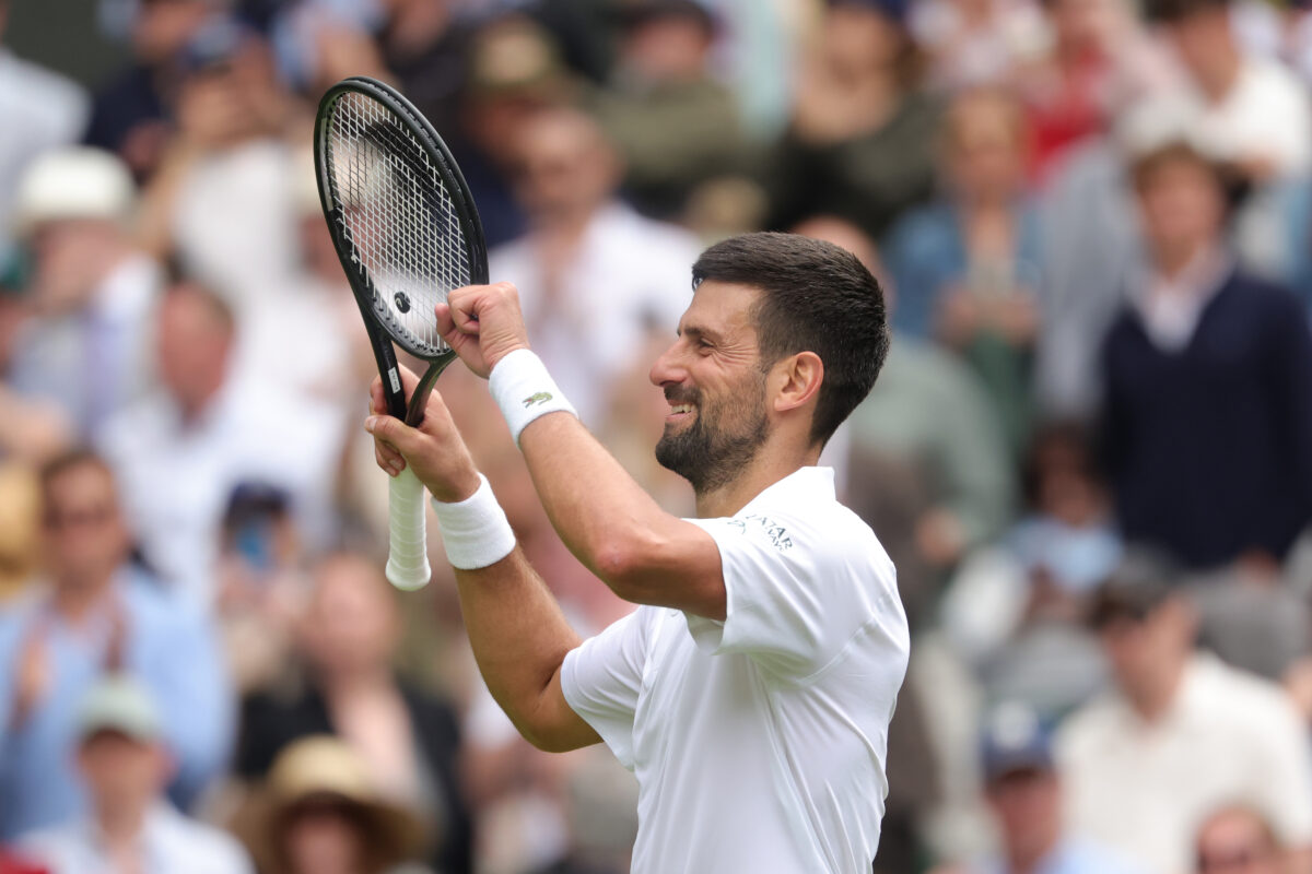 Novak i dalje pumpa: Pobjedom nad De Minorom plasirao se u četvtrfinale Vimbldona Novak i dalje pumpa: Pobjedom nad De Minorom plasirao se u četvtrfinale Vimbldona
