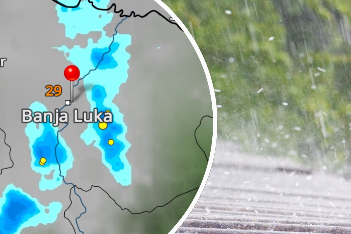 Od sutra velika promjena vremena u BiH: Led, pljuskovi, grmljavina Od sutra velika promjena vremena u BiH: Led, pljuskovi, grmljavina